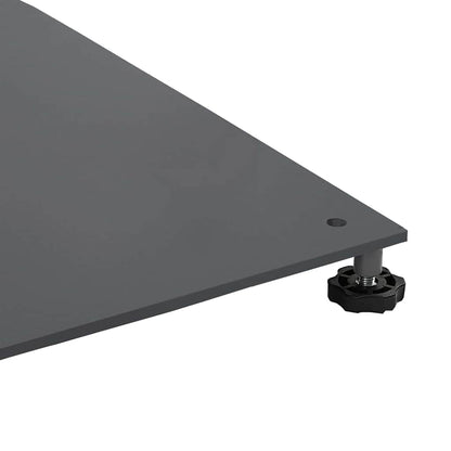 Base per ombrellone Grigio scuro 100 x 100 x 4 cm Acciaio | homemem39