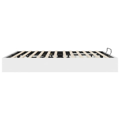 Letto ottomano Bianco 203 x 180 x 25 cm Legno ingegnerizzato | homemem39