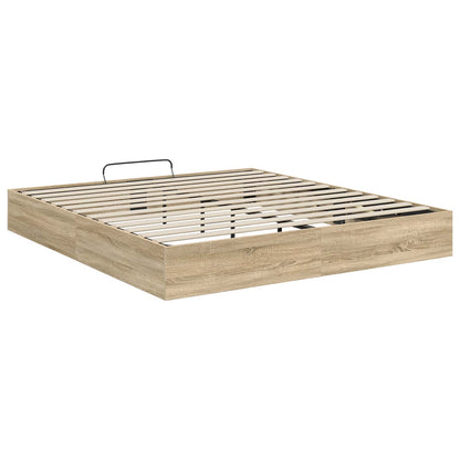 Letto ottomano Rovere Sonoma 203 x 180 x 25 cm | homemem39