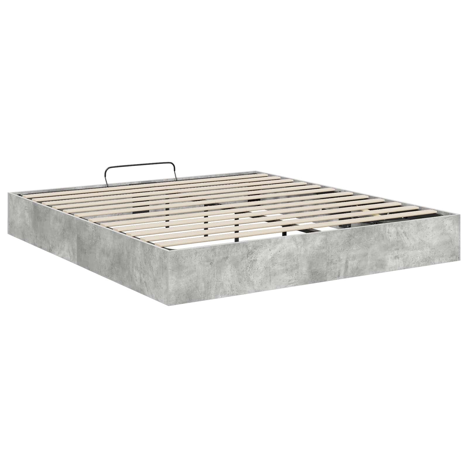 Letto ottomano con archiviazione Calcestruzzo 203 x 180 x 25 cm | homemem39