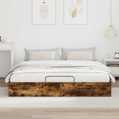 Letto ottomano Quercia Affumicata 203 x 180 x 25 cm | homemem39