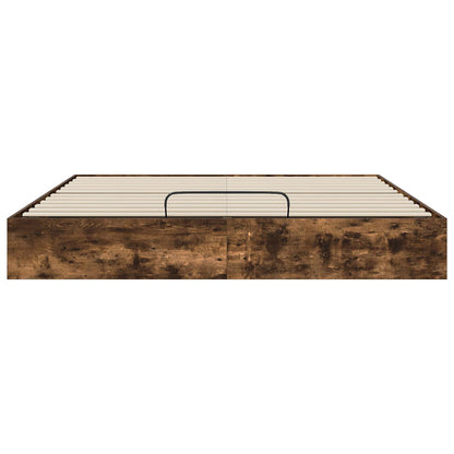 Letto ottomano Quercia Affumicata 203 x 180 x 25 cm | homemem39