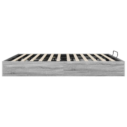 Letto ottomano Sonoma grigia 203 x 180 x 25 cm | homemem39