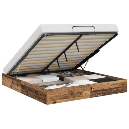 Letto ottomano Legno vecchio 203 x 180 x 25 cm | homemem39