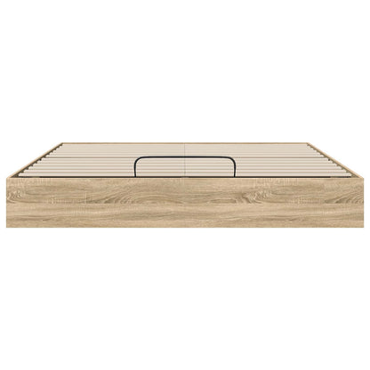 Letto ottomano Rovere Sonoma 203 x 160 x 25 cm | homemem39
