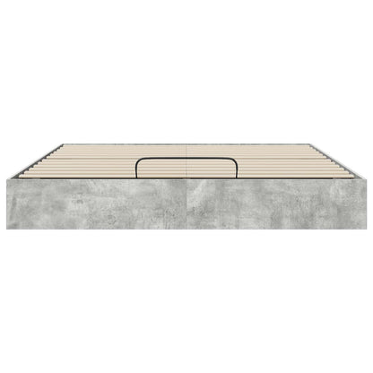 Letto ottomano Grigio Cemento 160 x 200 cm Legno ingegnerizzato | homemem39