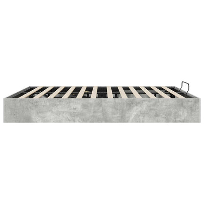 Letto ottomano Grigio Cemento 160 x 200 cm Legno ingegnerizzato | homemem39