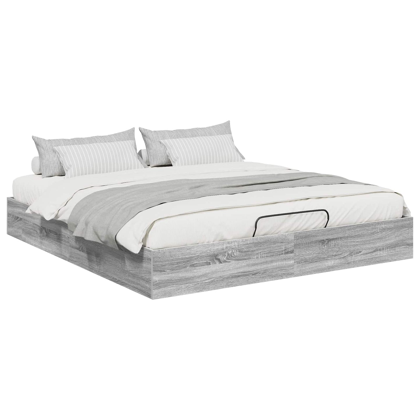 Letto ottomano Sonoma grigia 203 x 160 x 25 cm | homemem39