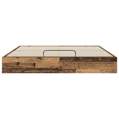 Letto ottomano Legno vecchio 160 x 200 cm Legno ingegnerizzato | homemem39