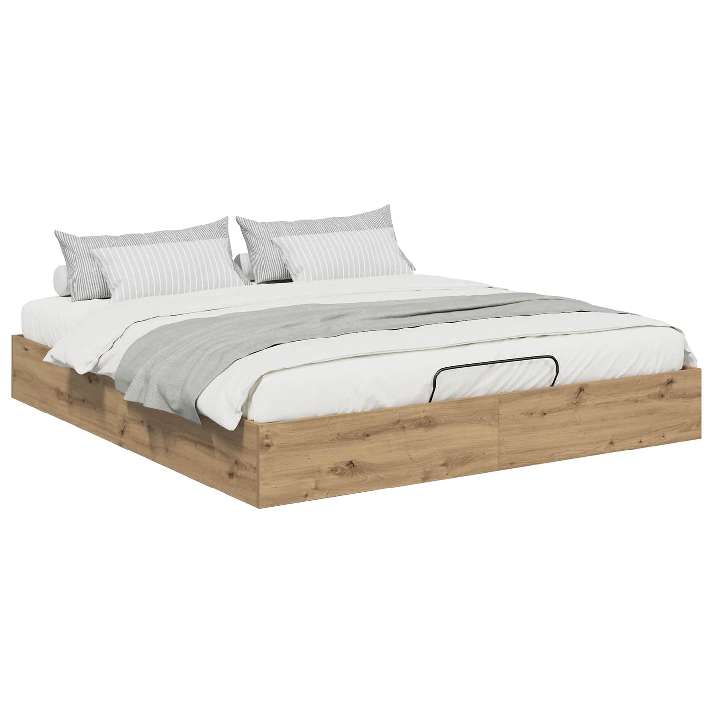 Letto ottomano Rovere Artigianale 203 x 160 x 25 cm | homemem39