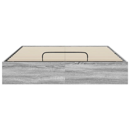 Letto ottomano Sonoma grigia 203 x 150 x 25 cm | homemem39
