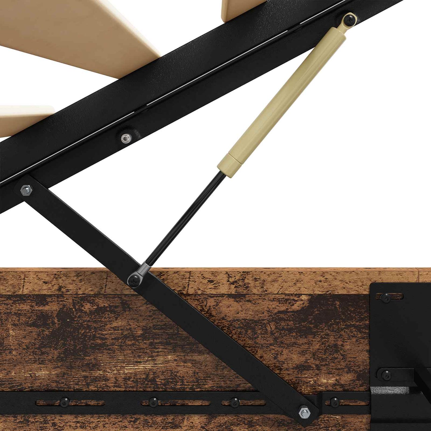 Letto ottomano Legno vecchio 203 x 150 x 25 cm | homemem39
