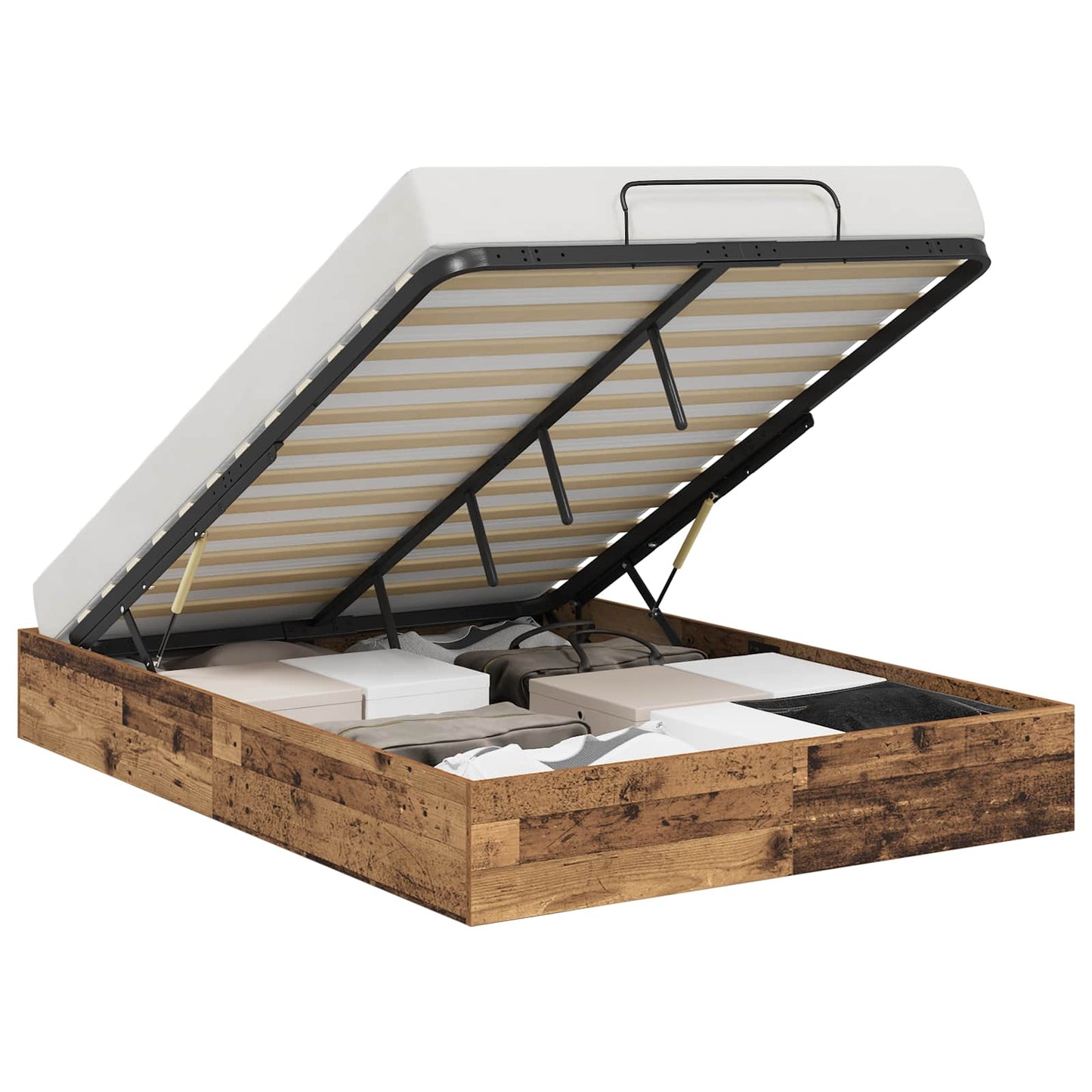 Letto ottomano Legno vecchio 203 x 150 x 25 cm | homemem39