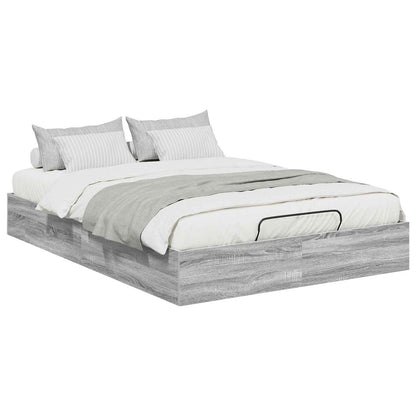 Letto ottomano Sonoma grigia 203 x 140 x 25 cm | homemem39