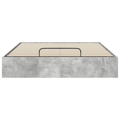 Letto ottomano Grigio Cemento 120 x 200 cm Legno ingegnerizzato | homemem39