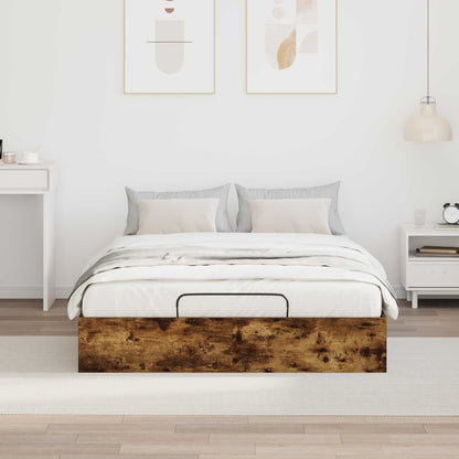 Letto ottomano Quercia Affumicata 203 x 120 x 25 cm | homemem39