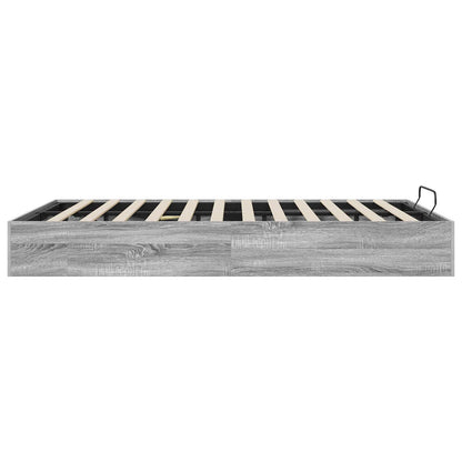 Letto ottomano Sonoma grigia 203 x 120 x 25 cm | homemem39