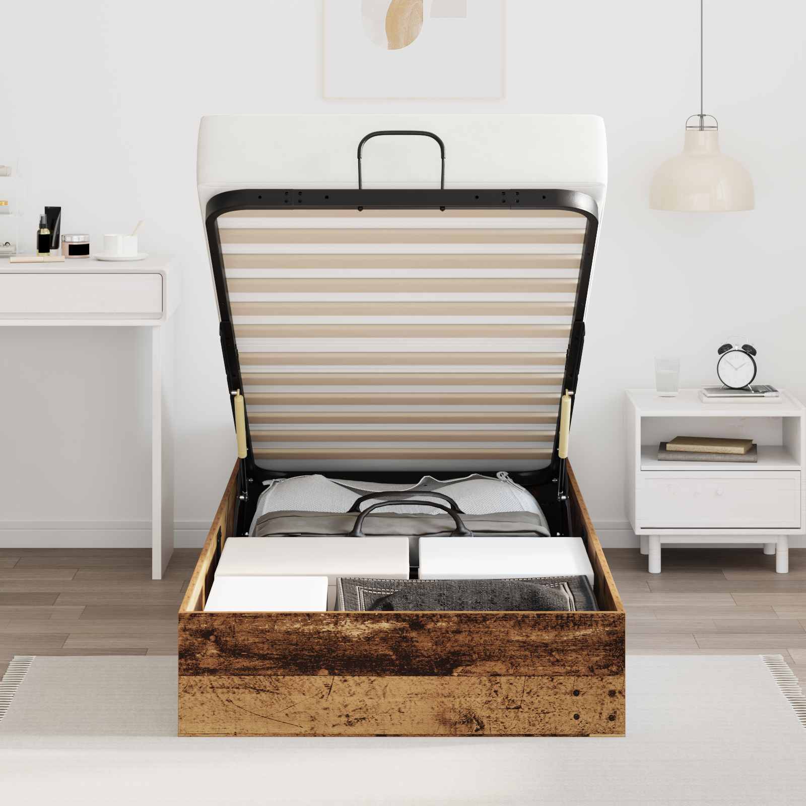Letto ottomano Legno vecchio 203 x 100 x 25 cm | homemem39