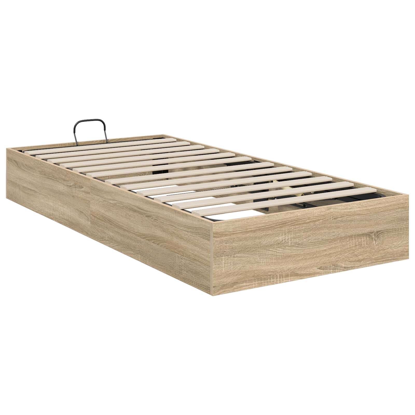 Letto ottomano con archiviazione Rovere Sonoma 203 x 90 x 25 cm | homemem39