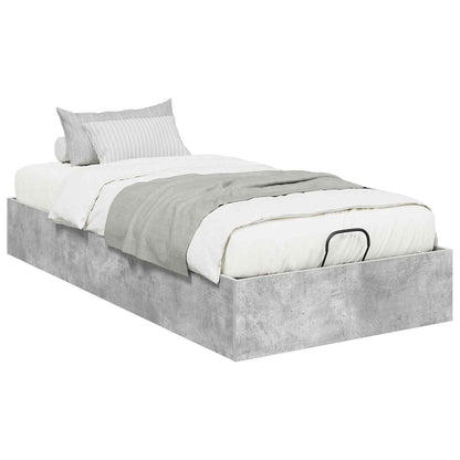 Letto ottomano Grigio Cemento 90 x 200 cm Legno ingegnerizzato | homemem39