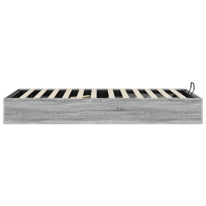 Letto ottomano Sonoma grigia 80,5 x 200 cm Legno ingegnerizzato | homemem39