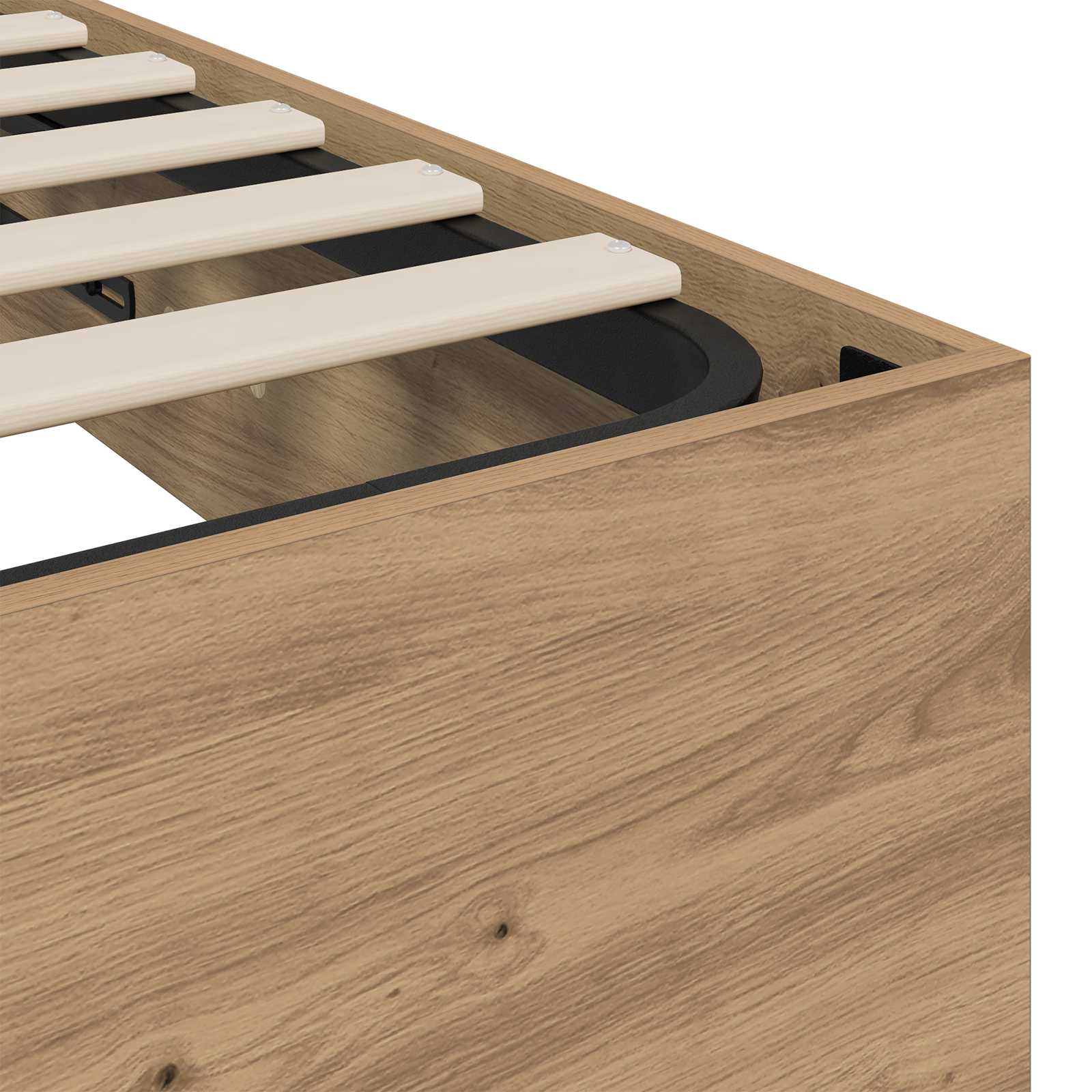 Letto ottomano Rovere Artigianale 80,5 x 200 cm | homemem39