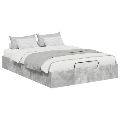 Letto ottomano Grigio Cemento 140 x 200 cm Legno ingegnerizzato | homemem39