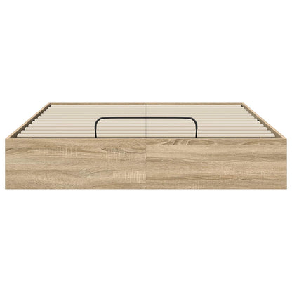 Letto ottomano Rovere Sonoma 193 x 135 x 25 cm | homemem39