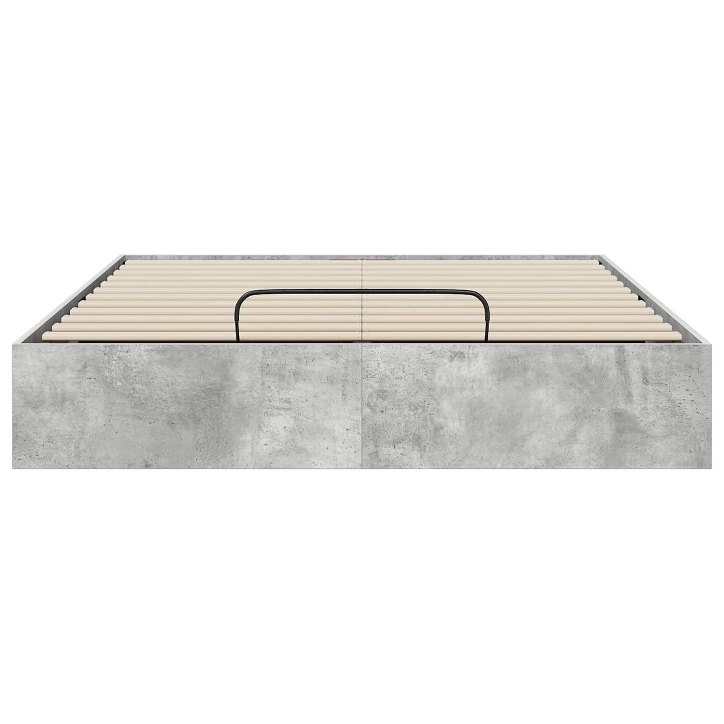 Letto ottomano Grigio Cemento 135 x 190 cm Legno ingegnerizzato | homemem39