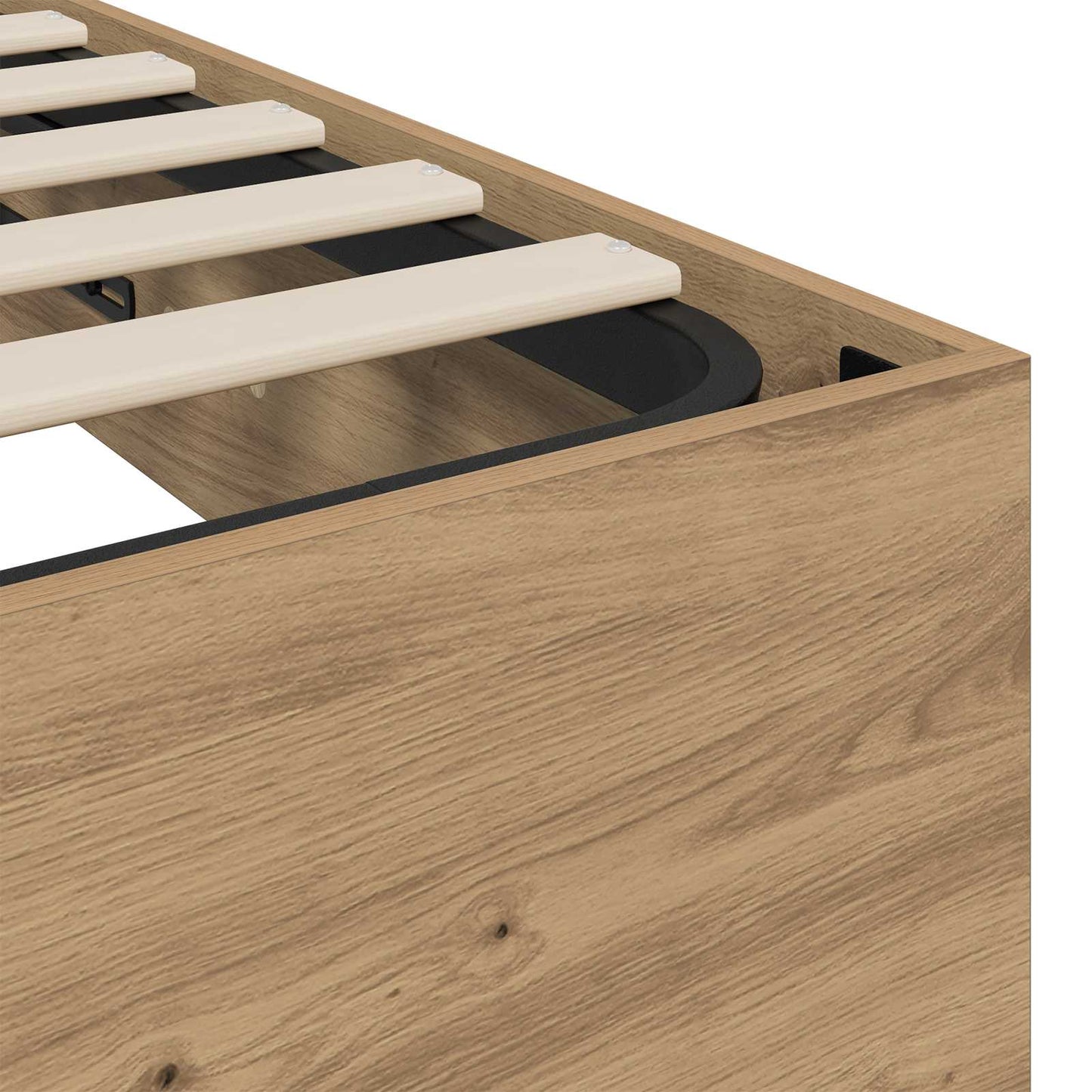 Letto ottomano Rovere Artigianale 135 x 190 cm | homemem39