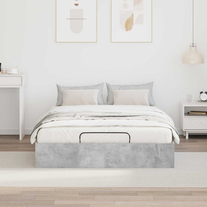Letto ottomano Grigio Cemento 120 x 190 cm Legno ingegnerizzato | homemem39
