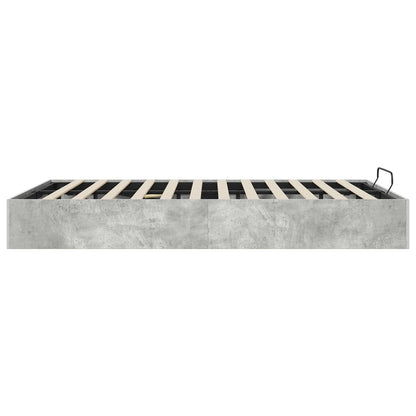 Letto ottomano Grigio Cemento 120 x 190 cm Legno ingegnerizzato | homemem39