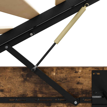 Letto ottomano Quercia Affumicata 193 x 120 x 25 cm | homemem39
