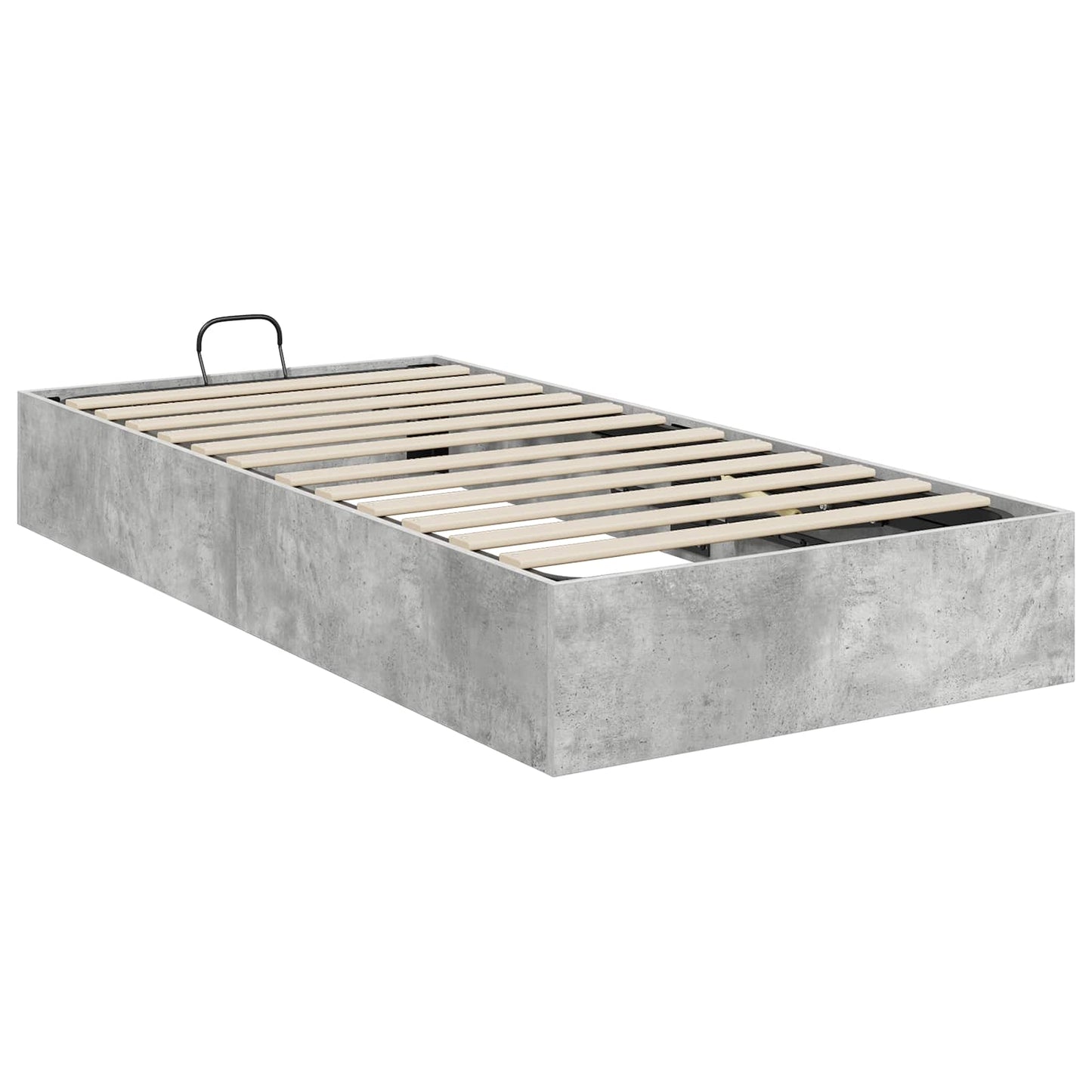 Letto ottomano Grigio Cemento 90 x 190 cm Legno ingegnerizzato | homemem39