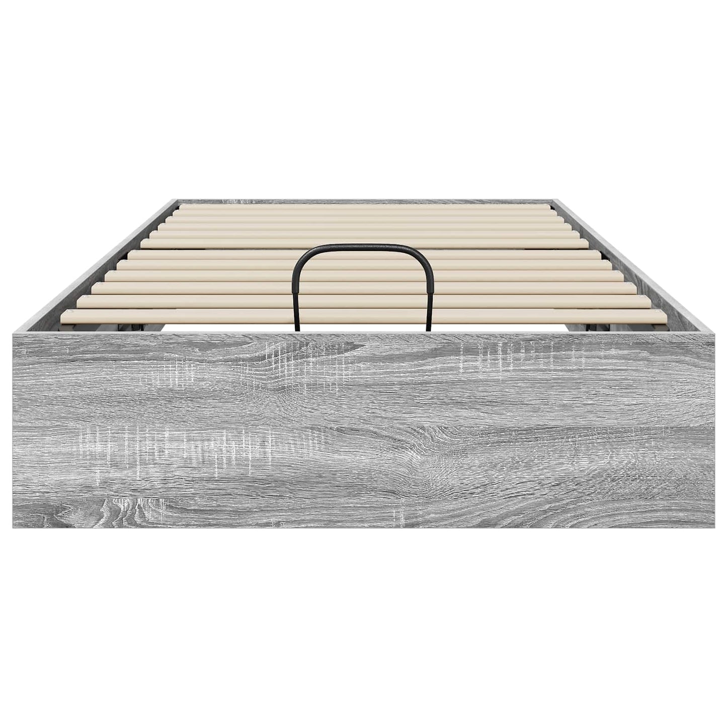 Letto ottomano con archiviazione Sonoma grigia 193 x 90 x 25 cm | homemem39