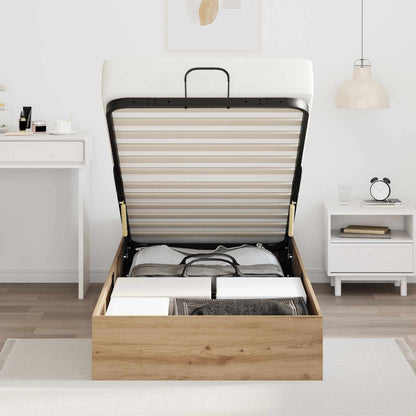 Letto ottomano con archiviazione Rovere Artigianale 90 x 190 cm | homemem39