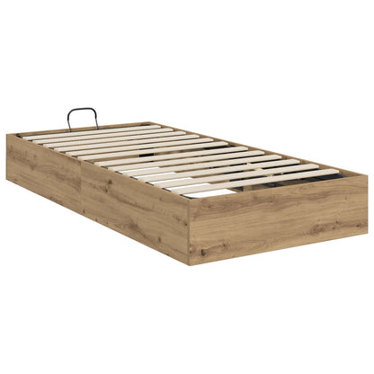 Letto ottomano con archiviazione Rovere Artigianale 90 x 190 cm | homemem39