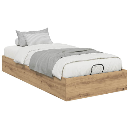 Letto ottomano con archiviazione Rovere Artigianale 90 x 190 cm | homemem39