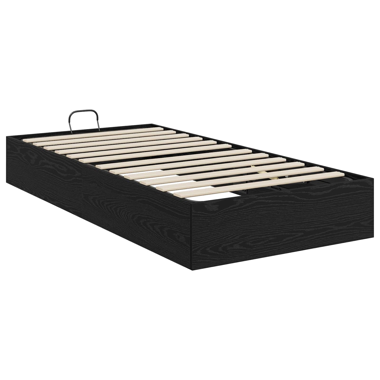 Letto ottomano Rovere Nero 75,5 x 190 cm Legno ingegnerizzato | homemem39