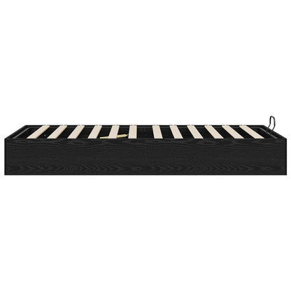 Letto ottomano Rovere Nero 75,5 x 190 cm Legno ingegnerizzato | homemem39