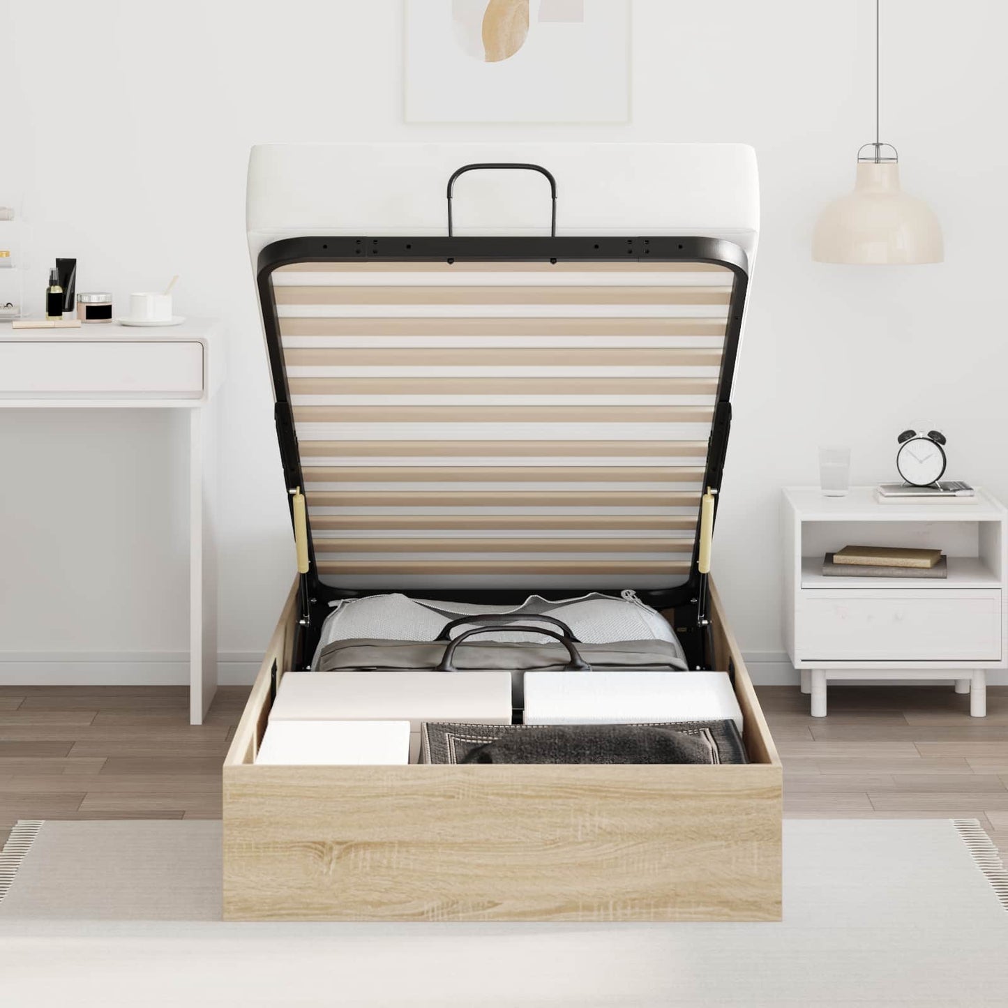 Letto ottomano Rovere Sonoma 75,5 x 190 cm Legno ingegnerizzato | homemem39