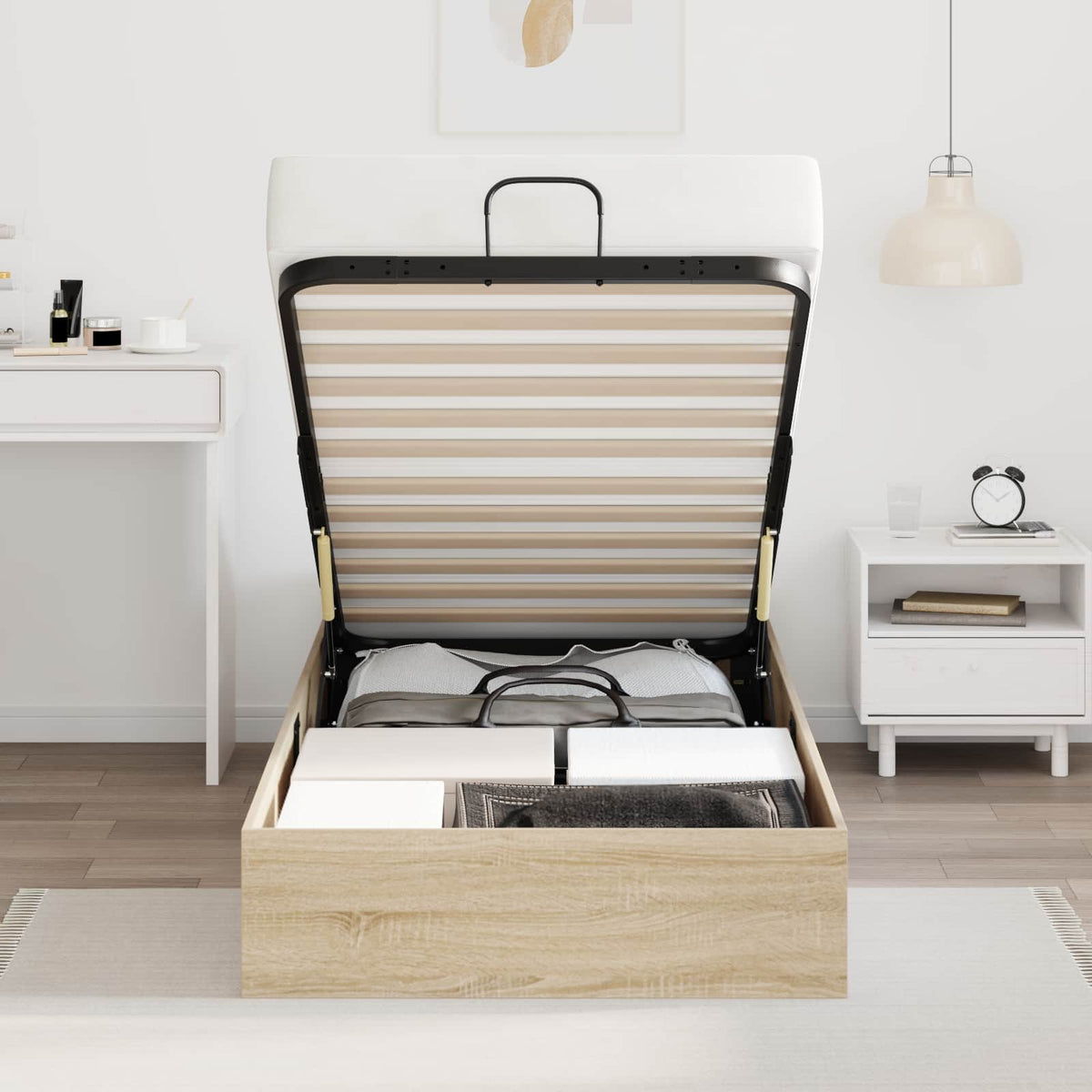 Letto ottomano Rovere Sonoma 75,5 x 190 cm Legno ingegnerizzato
