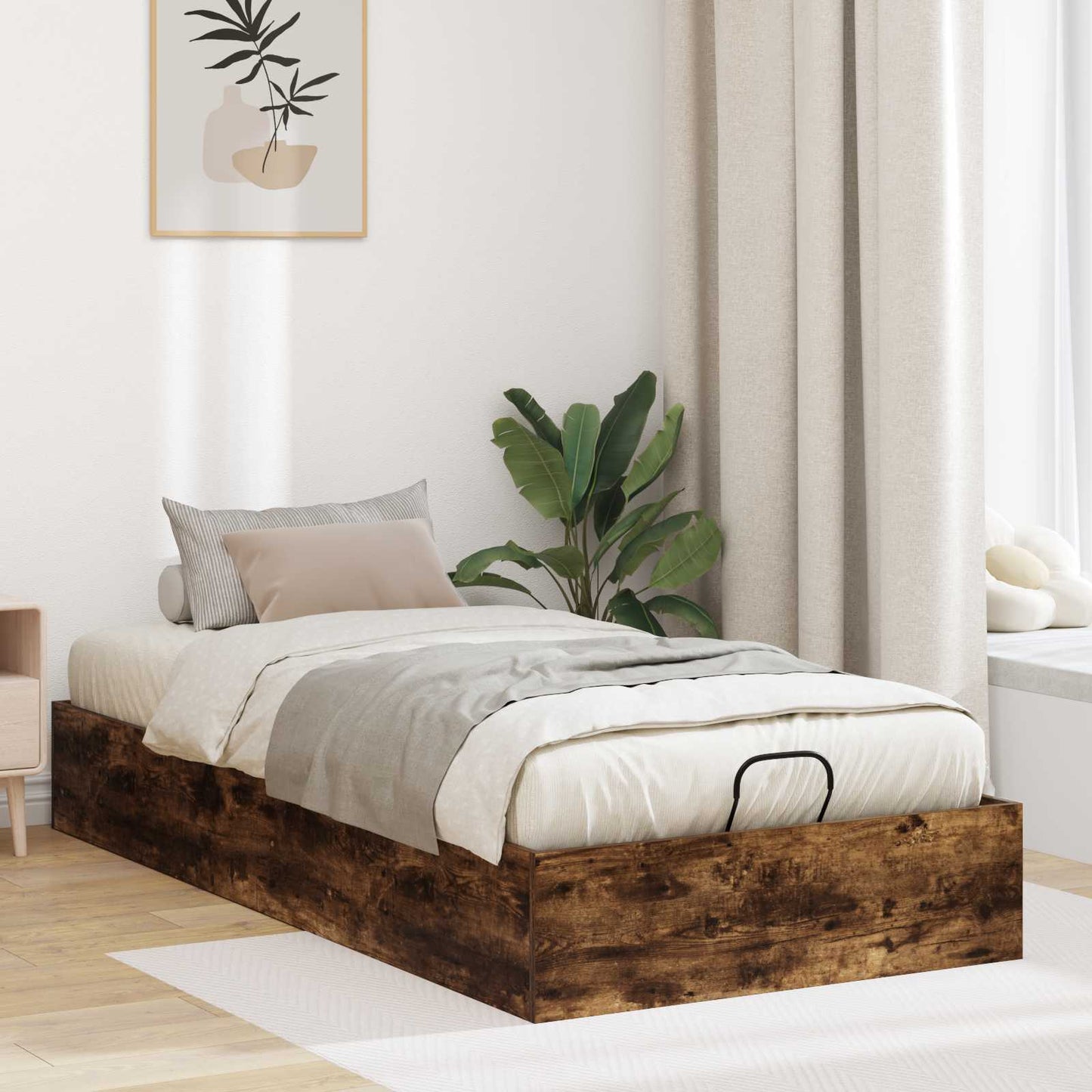 Letto ottomano Quercia Affumicata 75,5 x 190 cm | homemem39