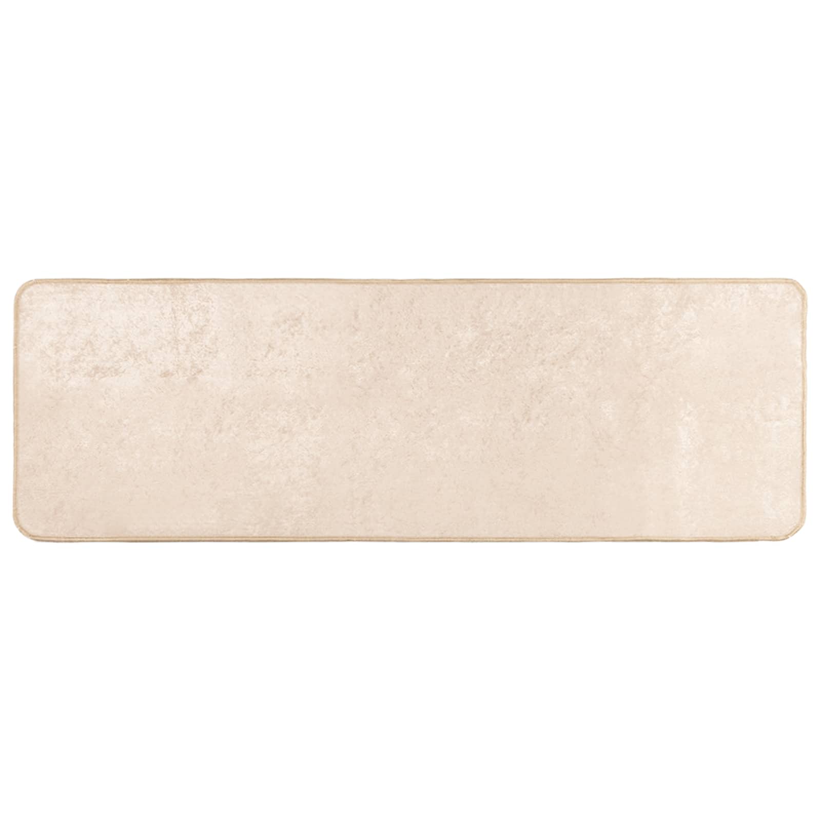 Runner Tappeto MARSA Crema 50 x 200 cm Poliestere e PVC | homemem39