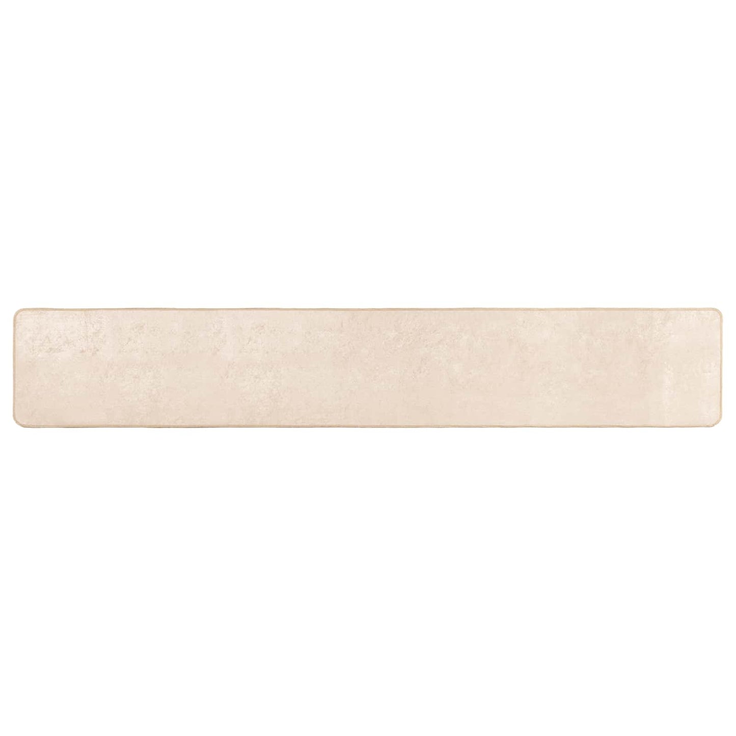 Runner Tappeto MARSA Crema 50 x 250 cm Poliestere e PVC | homemem39