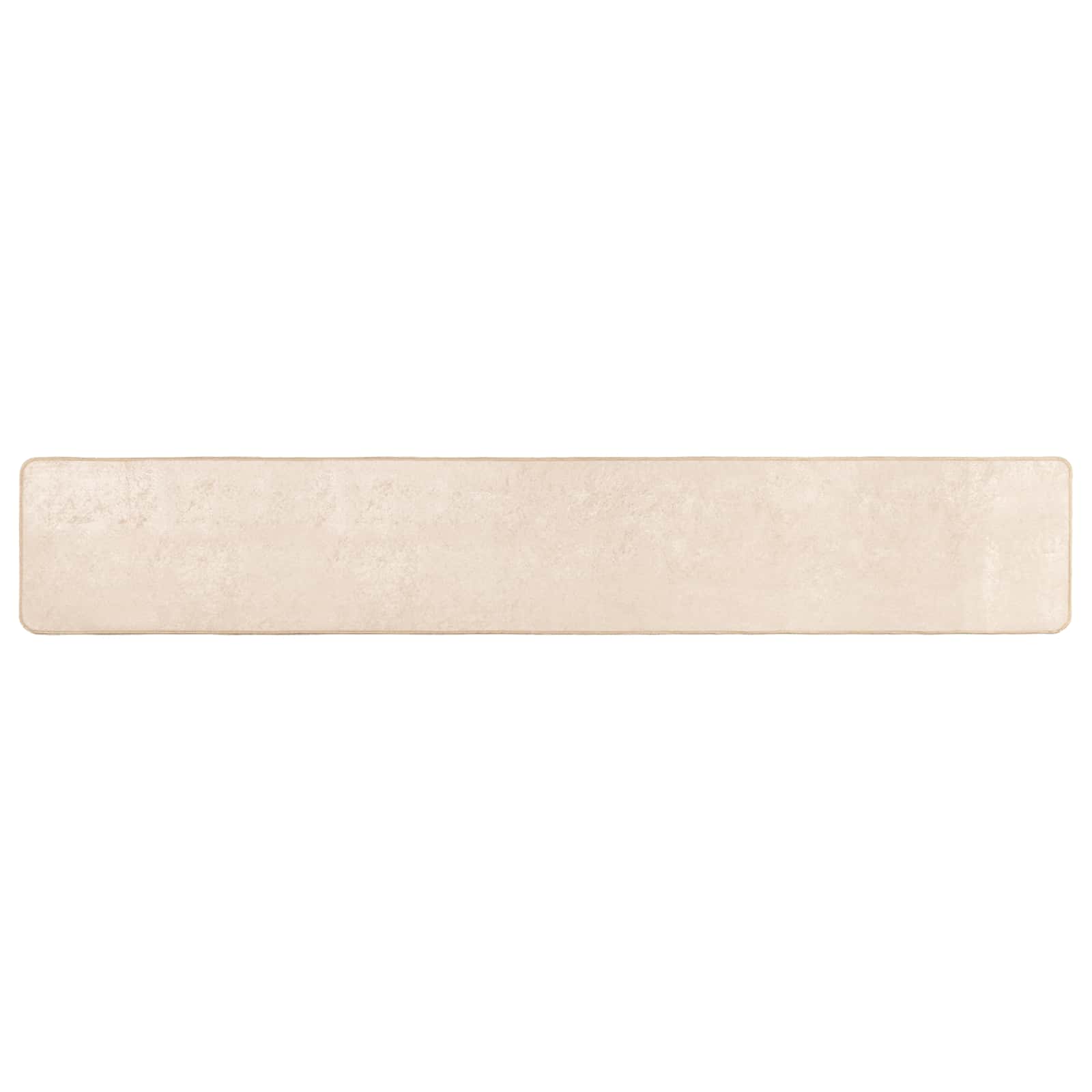 Runner Tappeto MARSA Crema 50 x 250 cm Poliestere e PVC | homemem39
