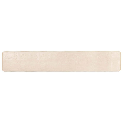 Runner Tappeto MARSA Crema 50 x 250 cm Poliestere e PVC | homemem39