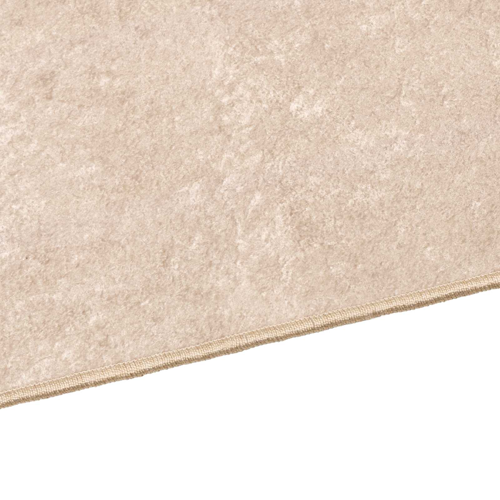 Runner Tappeto MARSA Crema 50 x 450 cm Poliestere e PVC | homemem39