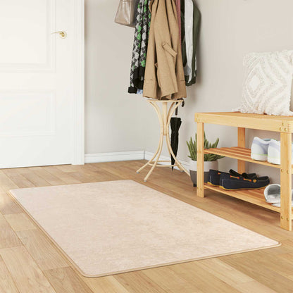 Runner Tappeto MARSA Crema 100 x 150 cm Poliestere e PVC | homemem39
