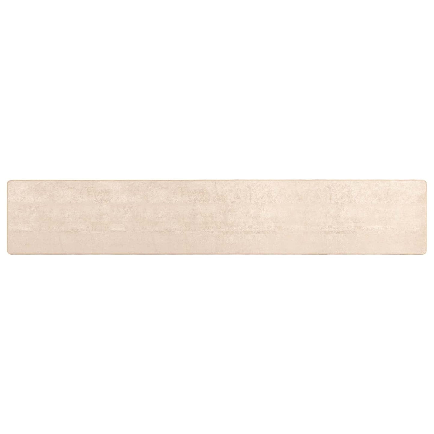 Runner Tappeto MARSA Crema 100 x 400 cm Poliestere e PVC | homemem39